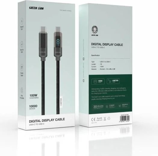 Green Lion Braided Digital Display Cable