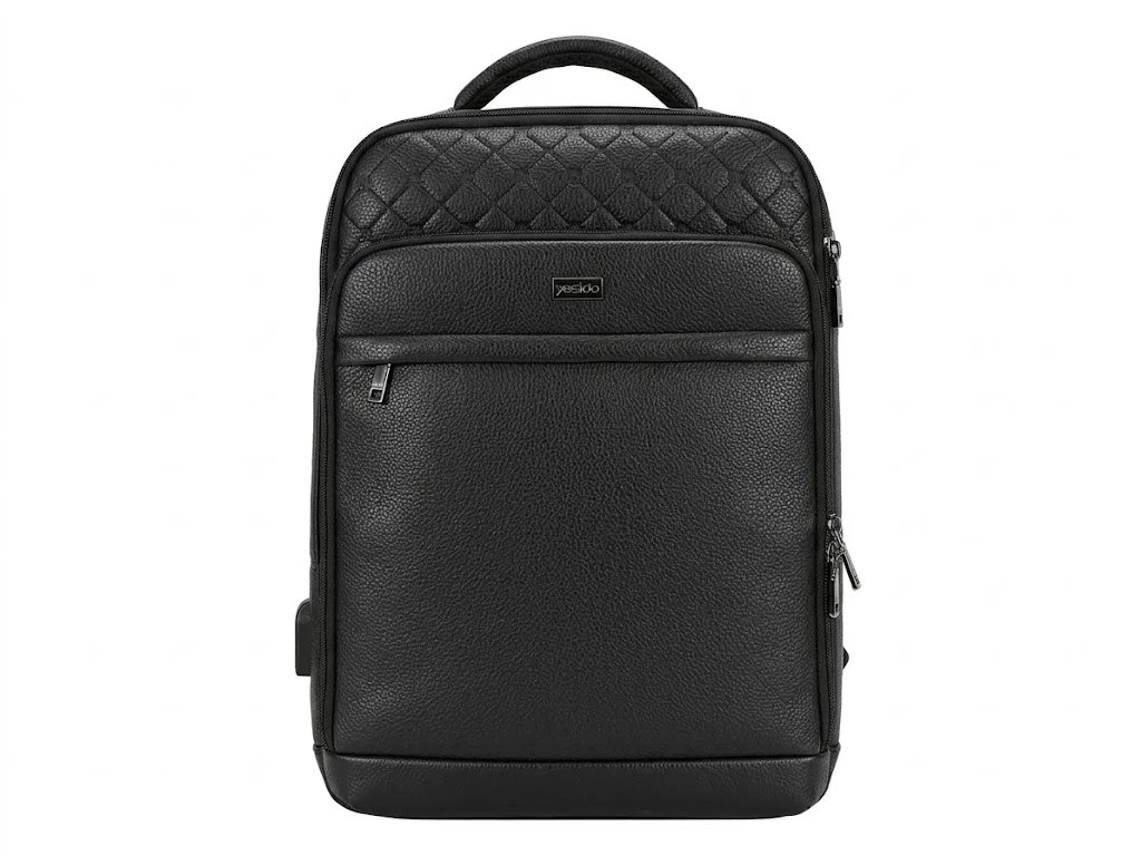 Yesido Genuine Leather Smart Backpack