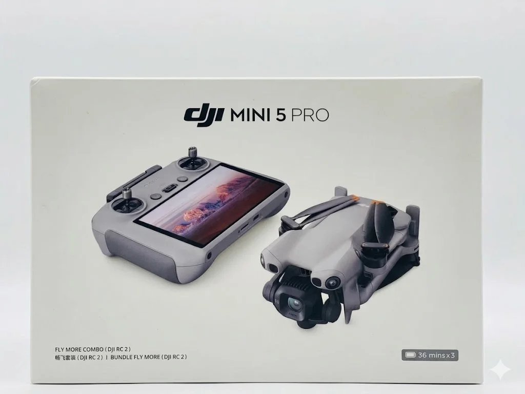 DJI Mini 5 Pro Fly More Combo, Ultra-Light & Foldable Drone