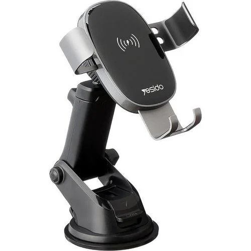 Yesido C123 Car Mobile Wireless Charger Magnetic Holder - Black