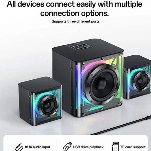 Yesido YSW41 40W 2.1 Channel System Colorful RGB Bluetooth Speaker Subwoofer