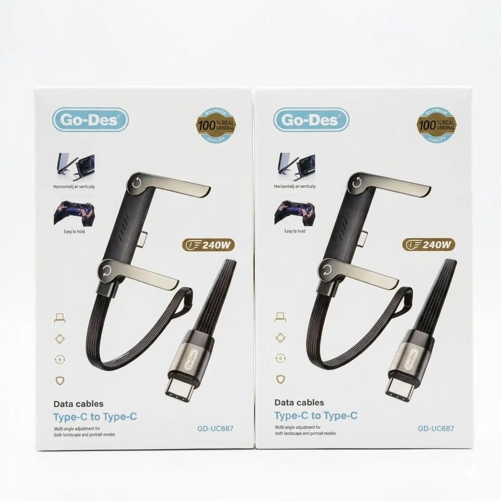 Go Des 240W T Shaped Cable Type C to C