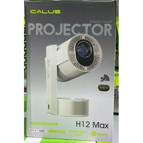 CALUS H12Max Video projection, 108 inches for 2k resolutions, Andoroid Apps like youtube, netflix